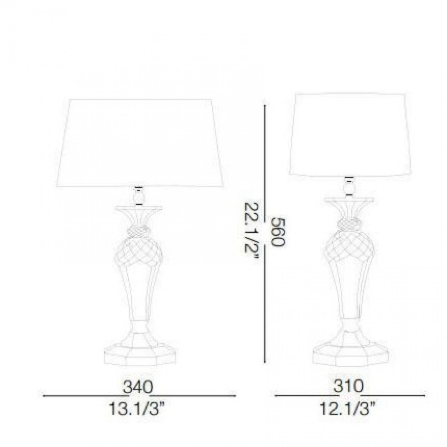 Настольная лампа Ideal Lux KATE-2 TL1 122885