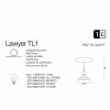 Настольная лампа Ideal Lux LAWYER TL1 CROMO 045047 alt_image