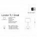 Настільна лампа Ideal Lux LONDON TL1 SMALL CROMO 032368