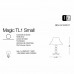Настольная лампа Ideal Lux MAGIC TL1 SMALL 014920