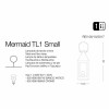 Настольная лампа Ideal Lux MERMAID TL1 SMALL BIANCO ANTICO 166742 alt_image