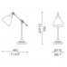 Настольная лампа Ideal Lux NEWTON TL1 NERO 003535