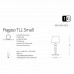 Настольная лампа Ideal Lux PEGASO TL1 SMALL BIANCO 059266