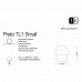 Настільна лампа Ideal Lux PRATO TL1 SMALL BIANCO 074726