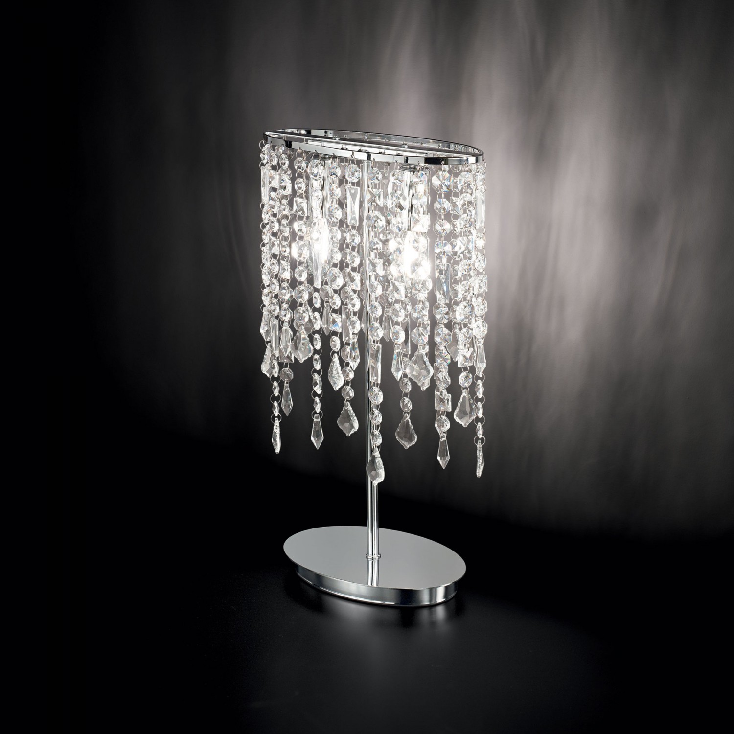 Настольная лампа Ideal Lux RAIN TL2 TRASPARENTE 008356