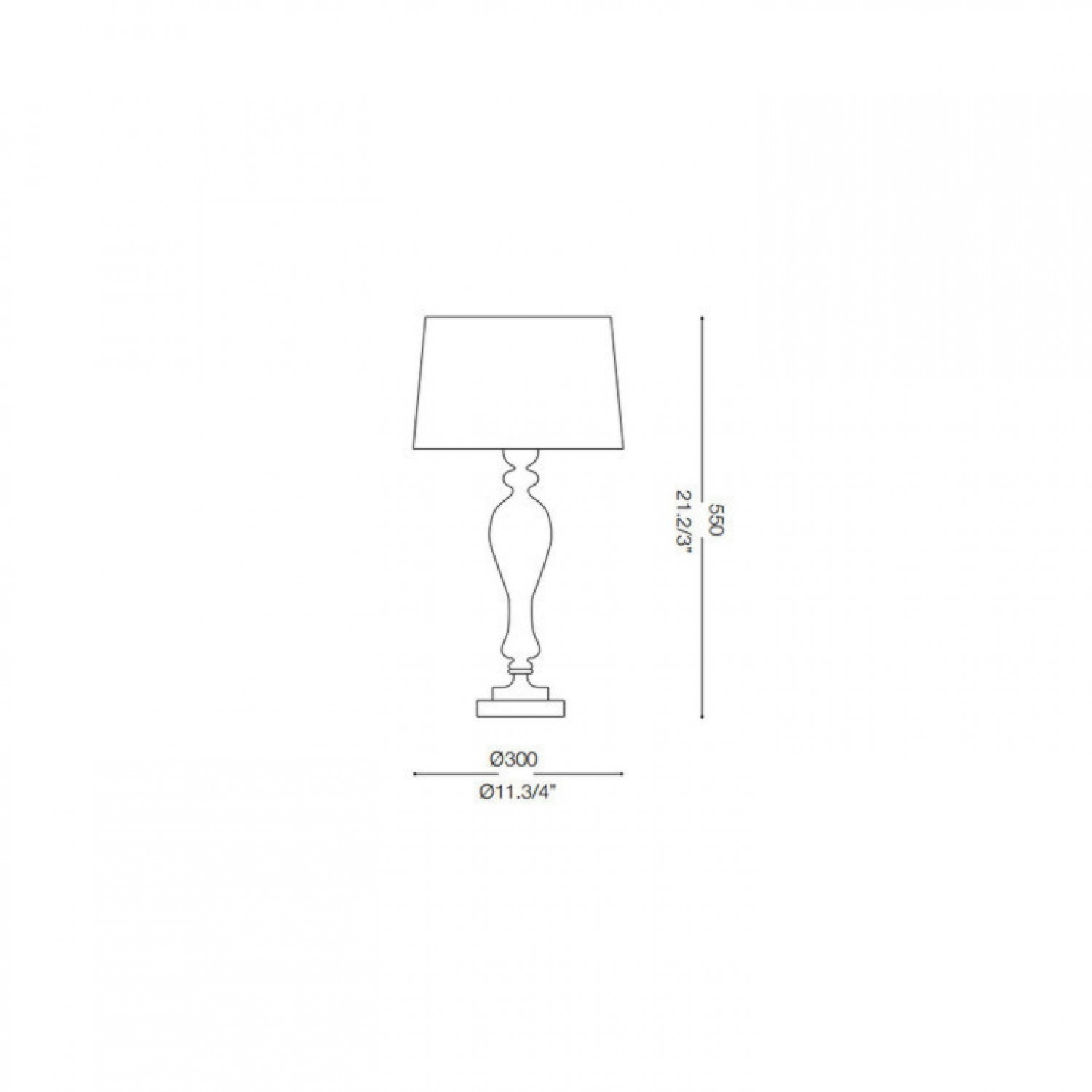 Настольная лампа Ideal Lux VOGA TL1 001180