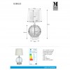 Настольная лампа MarkSlojd Sweden BUBBLES Table 1L Steel/Clear/White 107130 alt_image