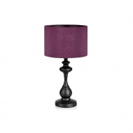 Настольная лампа MarkSlojd Sweden CONNOR Table 1L Black/Purple 107370
