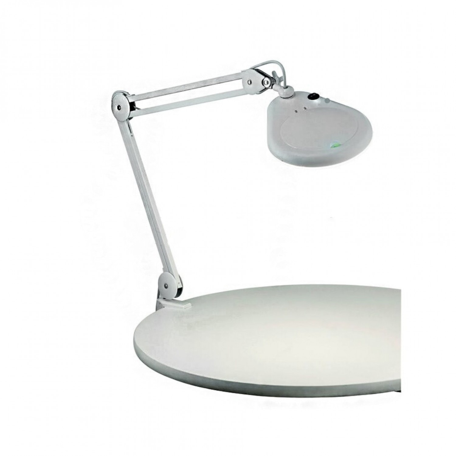 alt_image Настольная лампа MarkSlojd Sweden HALLTORP Table 1L White with Magnifying Glass 100854