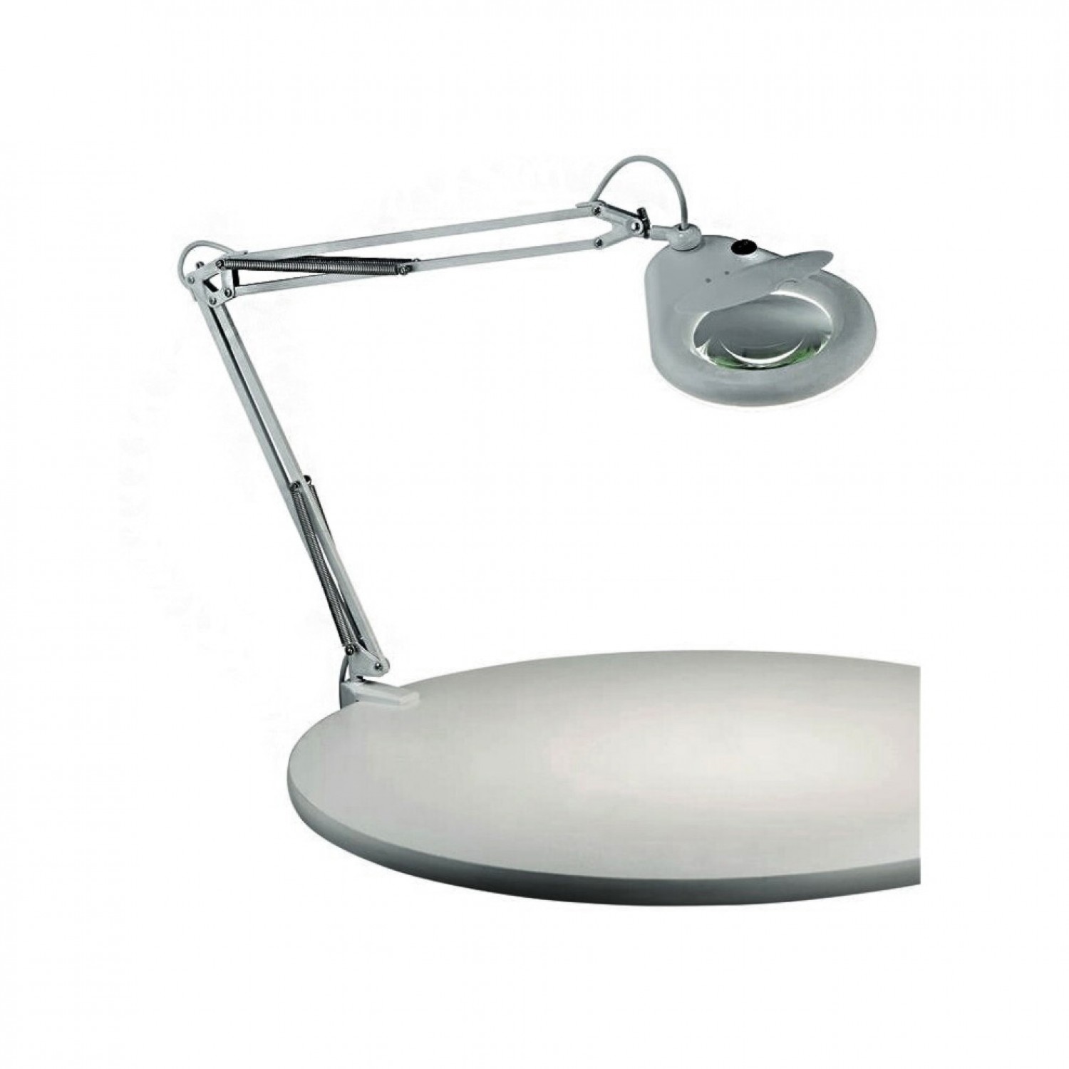 Настольная лампа MarkSlojd Sweden HALLTORP Table 1L White with Magnifying Glass 100854