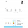 Настольная лампа MarkSlojd Sweden JINX Table 4L Black/MC 107203 alt_image