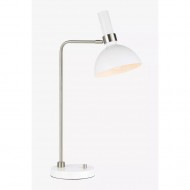 Настольная лампа MarkSlojd Sweden LARRY Table 1L White/Steel 107502
