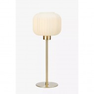 Настольная лампа MarkSlojd Sweden SOBER Table Small 1L  Brushed Brass/White 108120