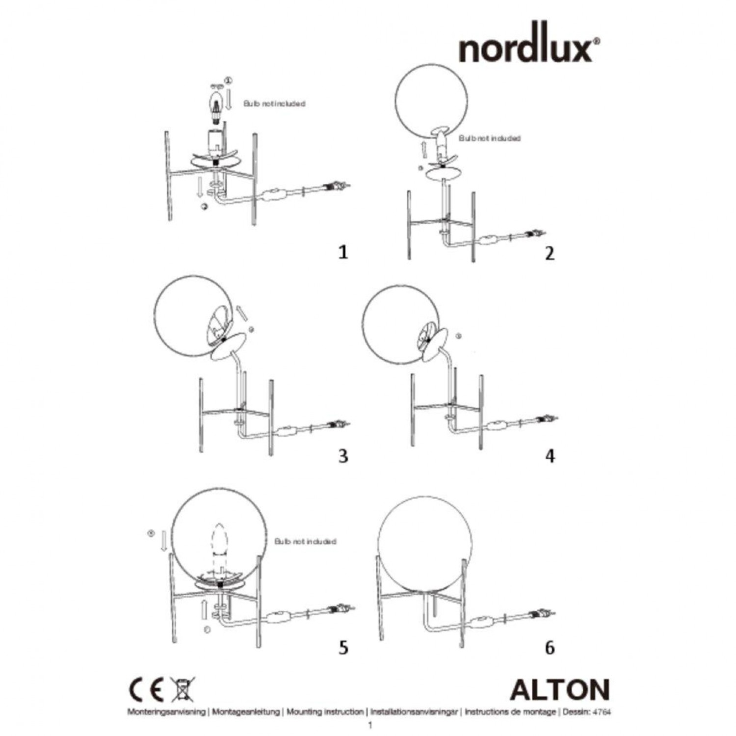 Настольная лампа Nordlux Alton 47645047