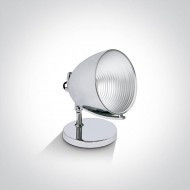Настольная лампа ONE Light Chrome Classic Metal 61038/C