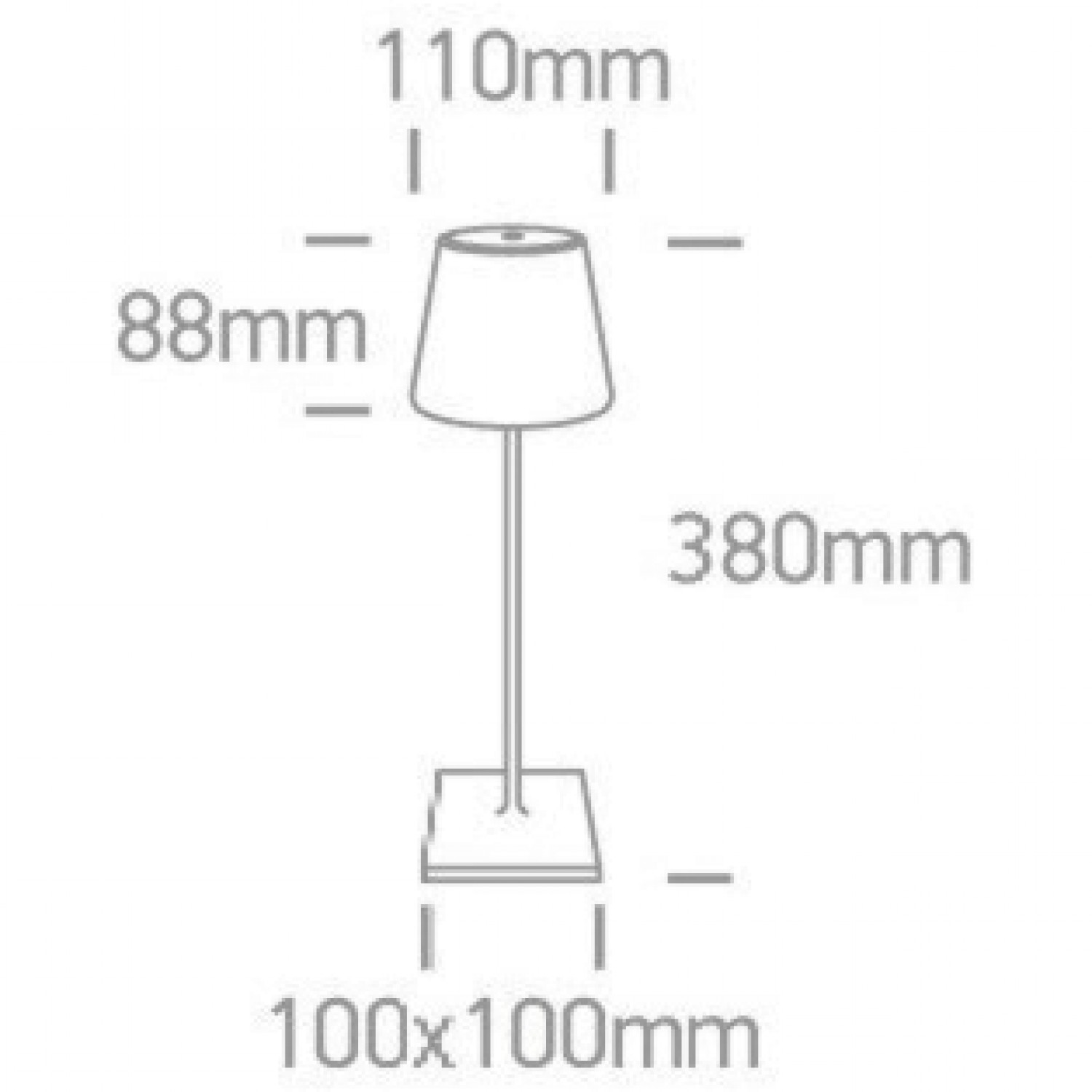 Настільна лампа ONE Light Portable Trendy Light 61082/W