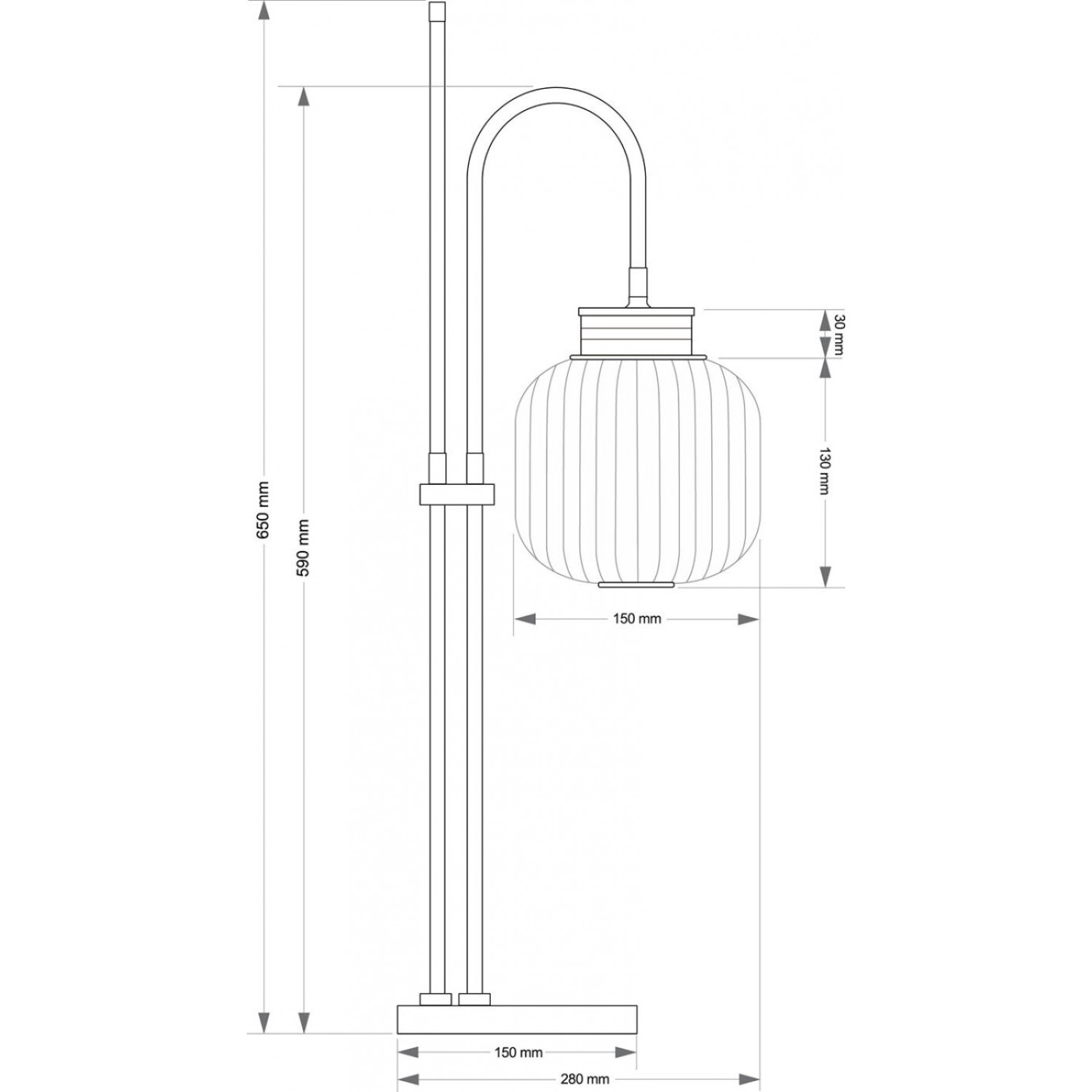 Настільна лампа Kutek Alba ALB-LG-1(ZM)
