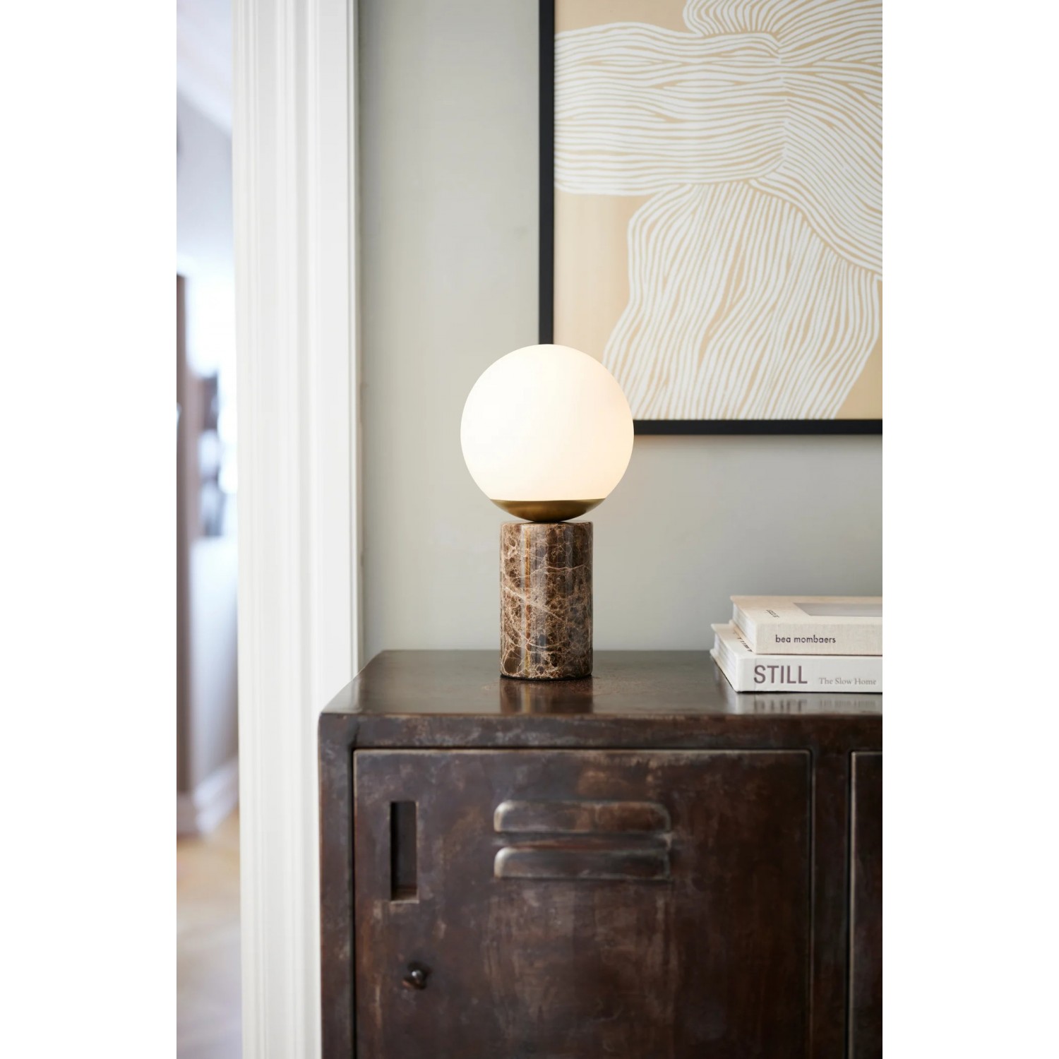 Настольная лампа Nordlux Lilly | Table  | Marble Brown 2213575018