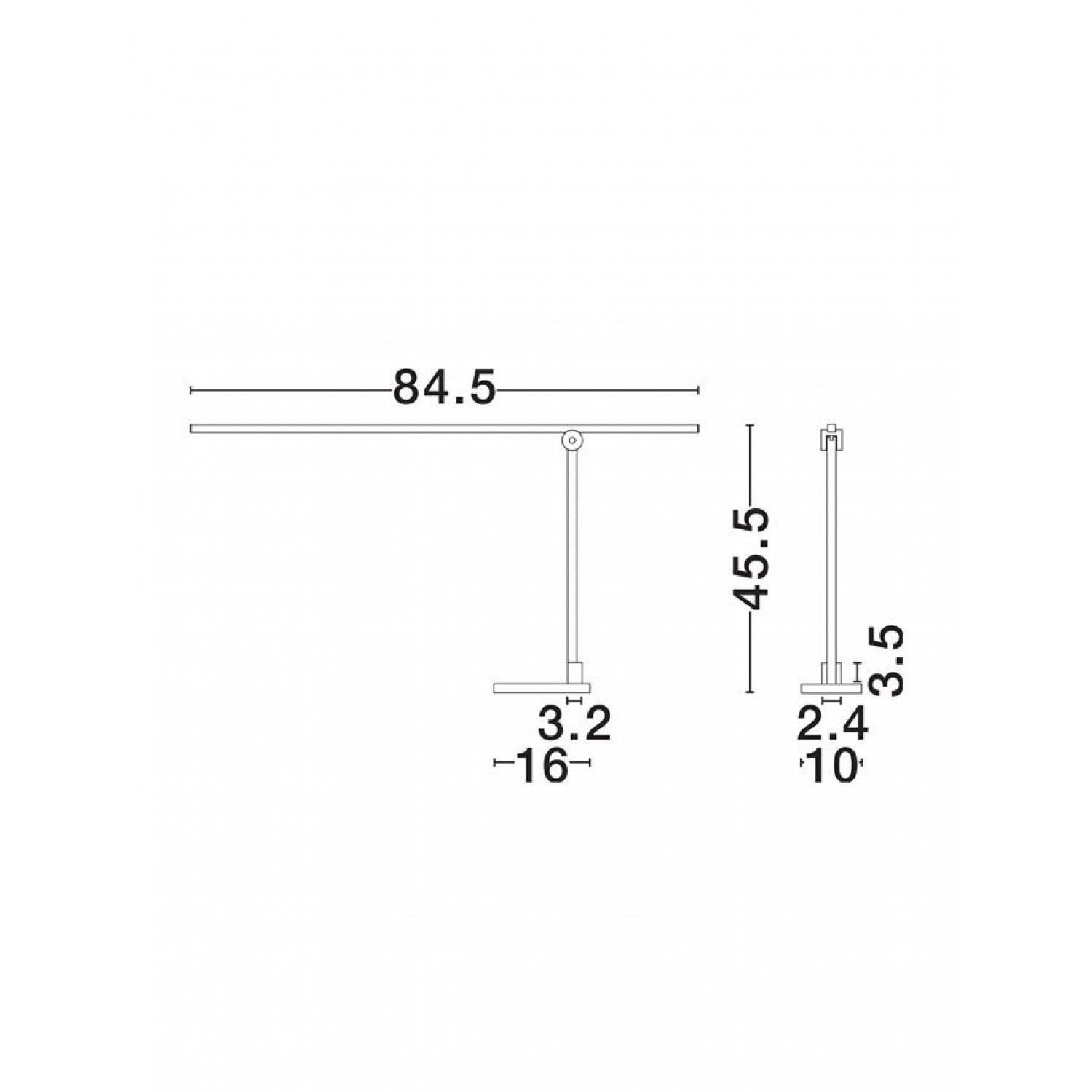Настольная лампа Nova Luce TENSO 9088208