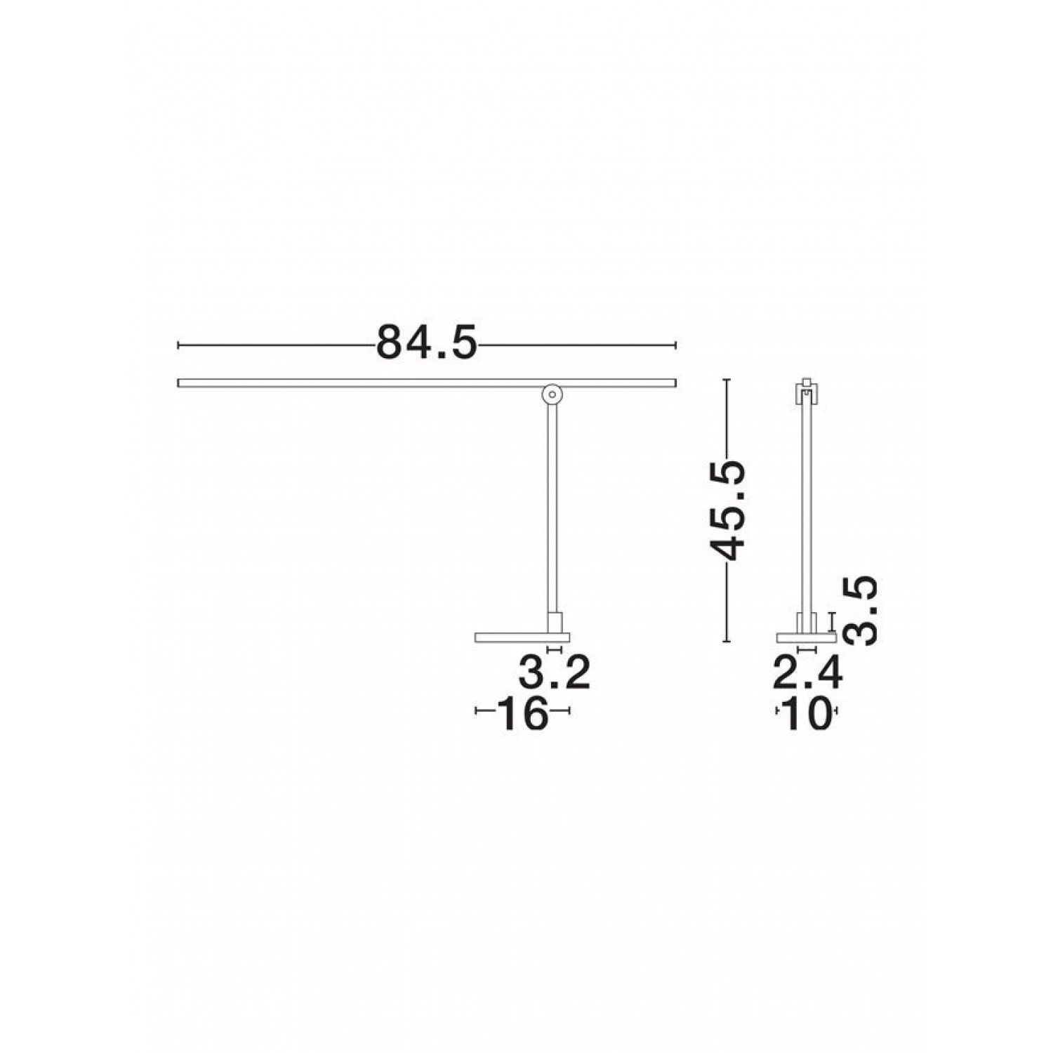 Настольная лампа Nova Luce TENSO 9088209
