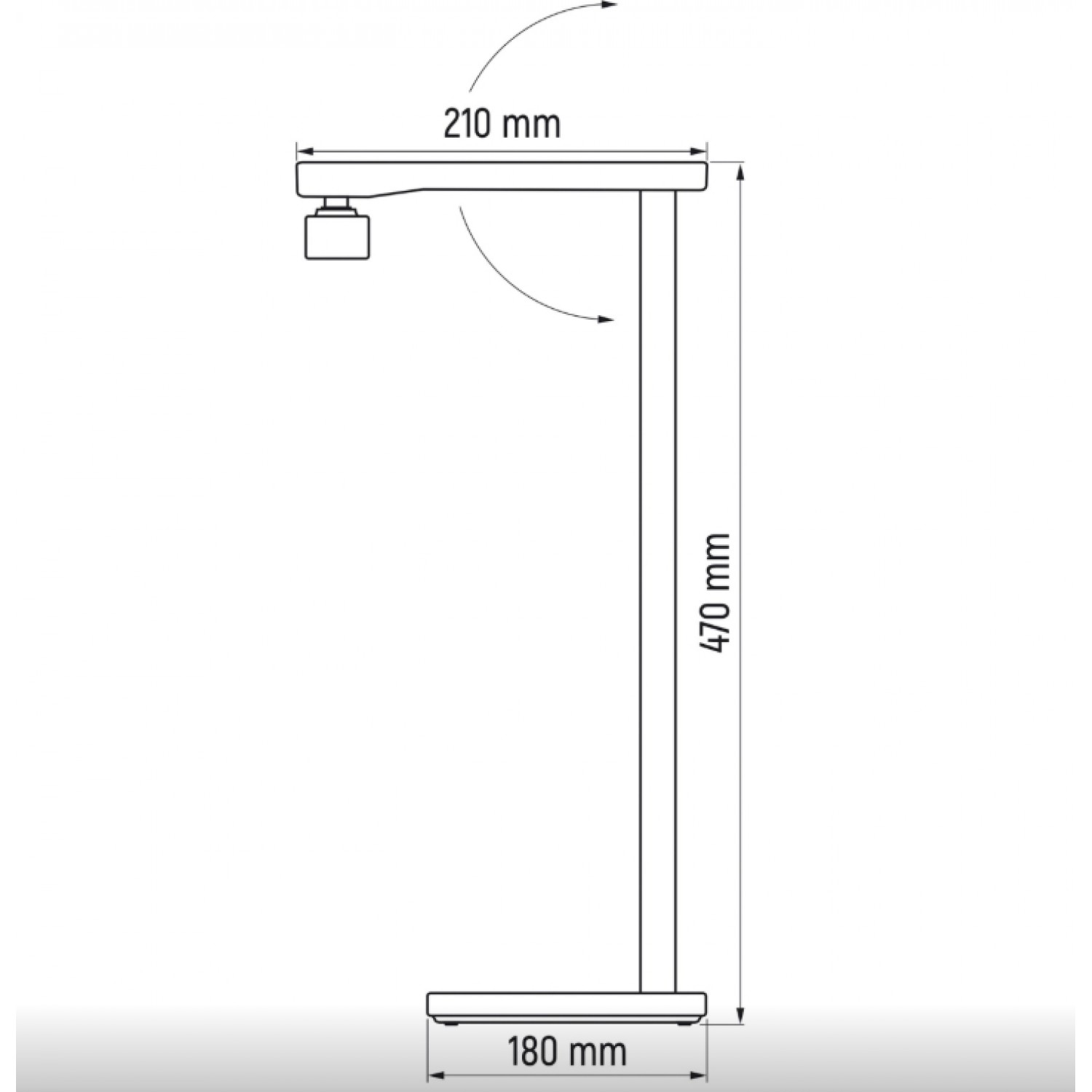 Настольная лампа videx 18W 3000-6000K VL-TF22W