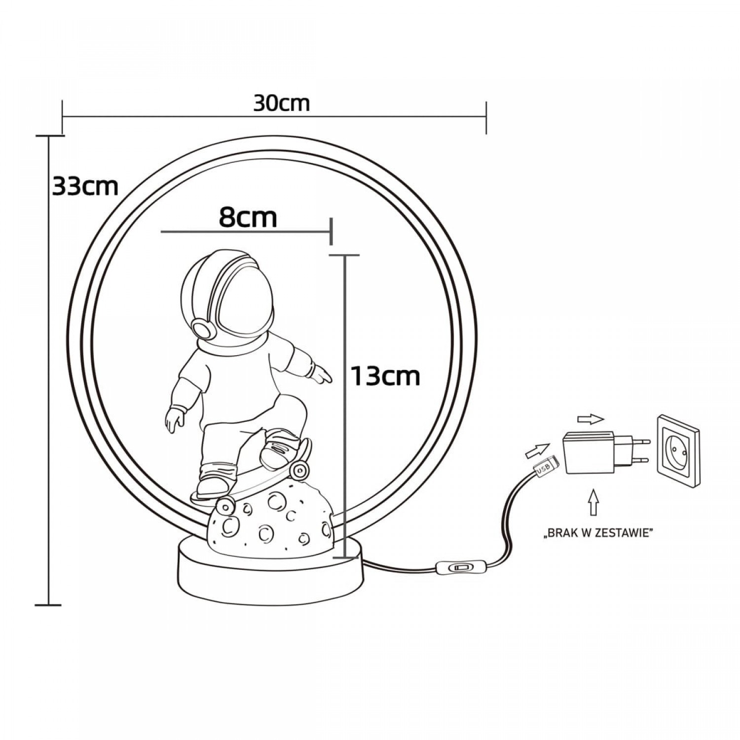Настільна лампа Zuma Line ASTRONAUTA EX15S016-1