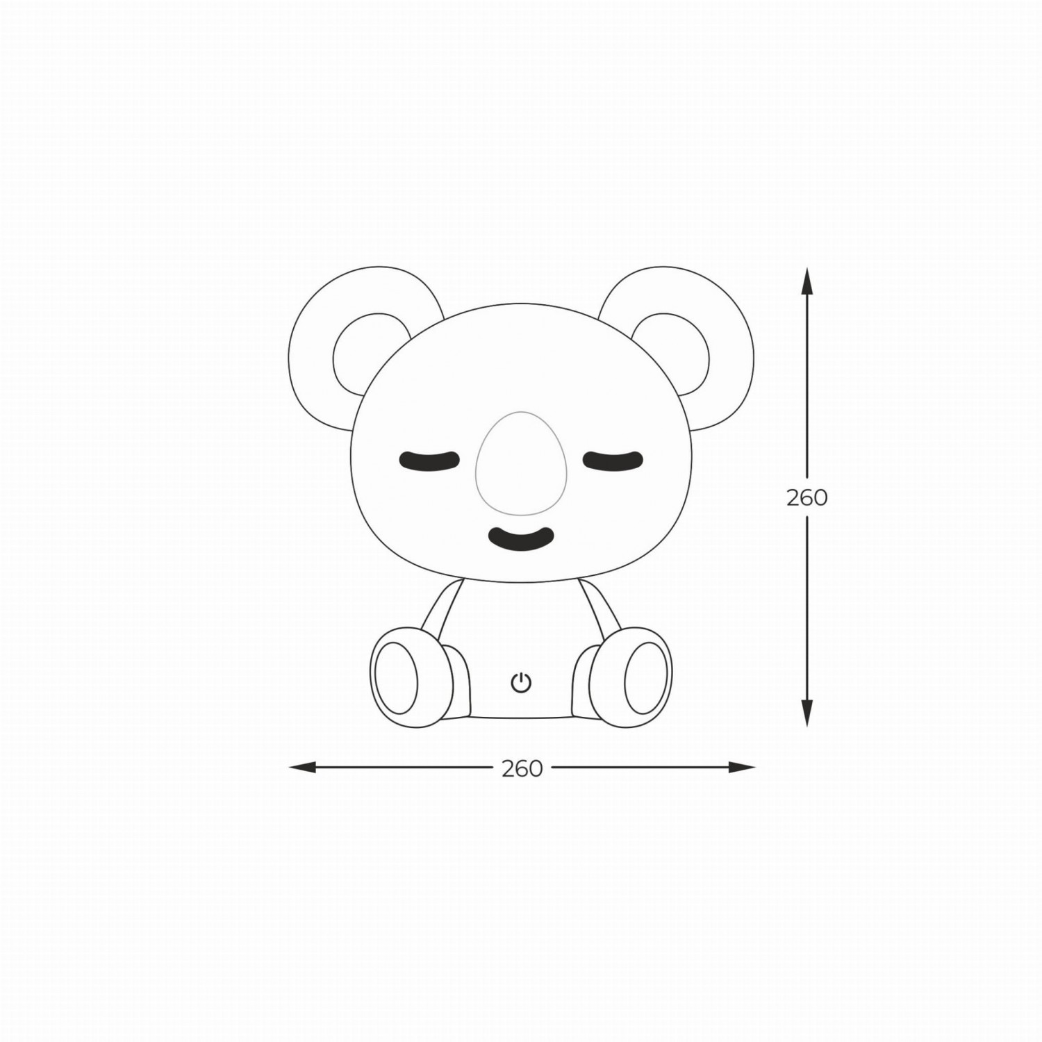 Настольная лампа Zuma Line KOALA KDR-611-PK