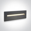 alt_imageНічне підсвічування ONE Light Outdoor Dark Light Wall Recessed Die cast 68066/AN/W
