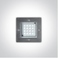 Ночная подсветка ONE Light Outdoor Wall Colours Recessed Stainless steel 68001/BL