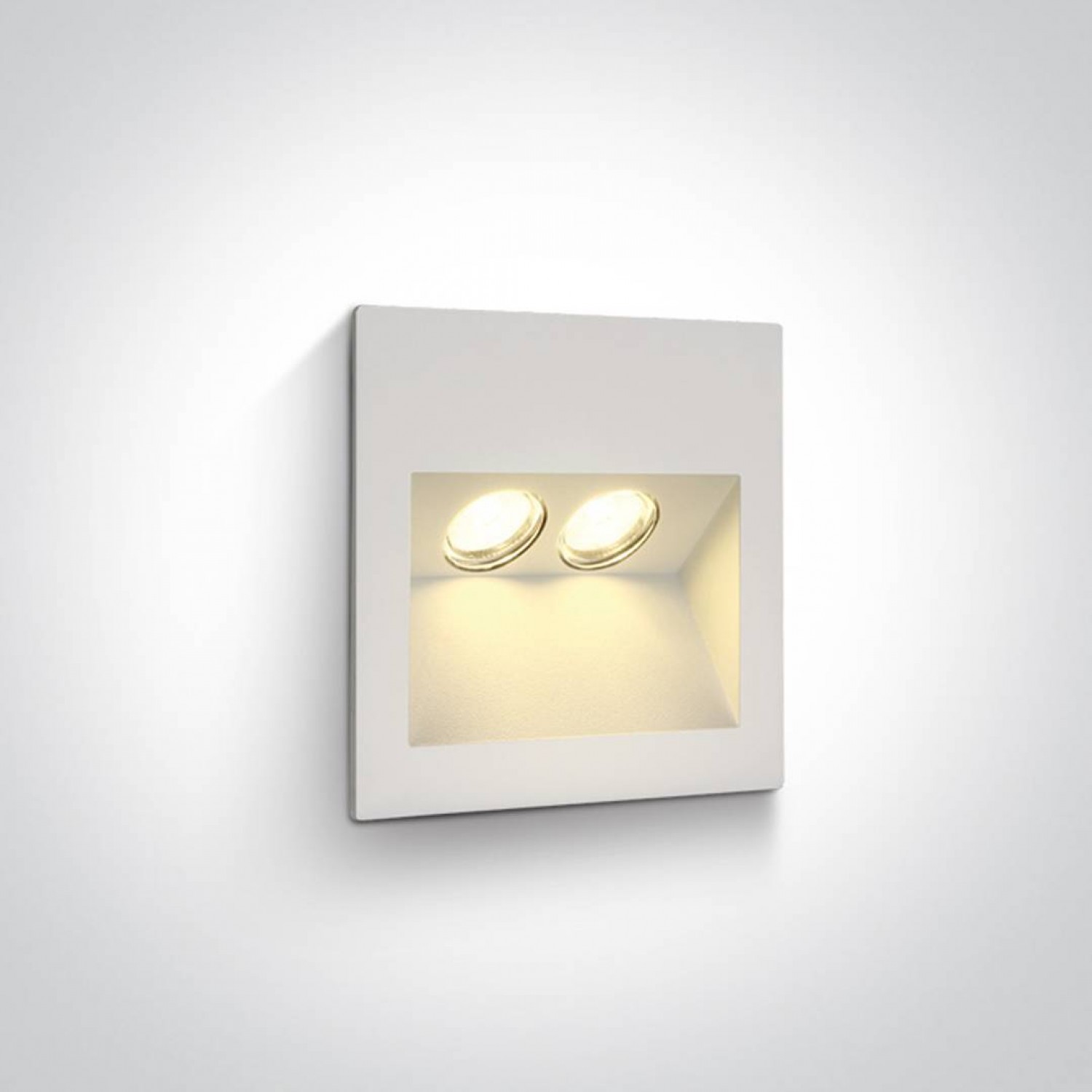 alt_image Ночная подсветка ONE Light Outdoor Wall Recessed Die Cast 68046/W/W