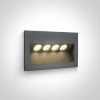 alt_imageНочная подсветка ONE Light Outdoor Wall Recessed Die Cast 68048/AN/W