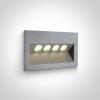alt_imageНочная подсветка ONE Light Outdoor Wall Recessed Die Cast 68048/G/W