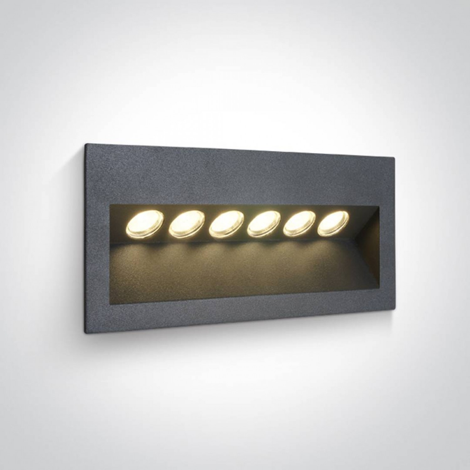 alt_image Ночная подсветка ONE Light Outdoor Wall Recessed Die Cast 68050/AN/W