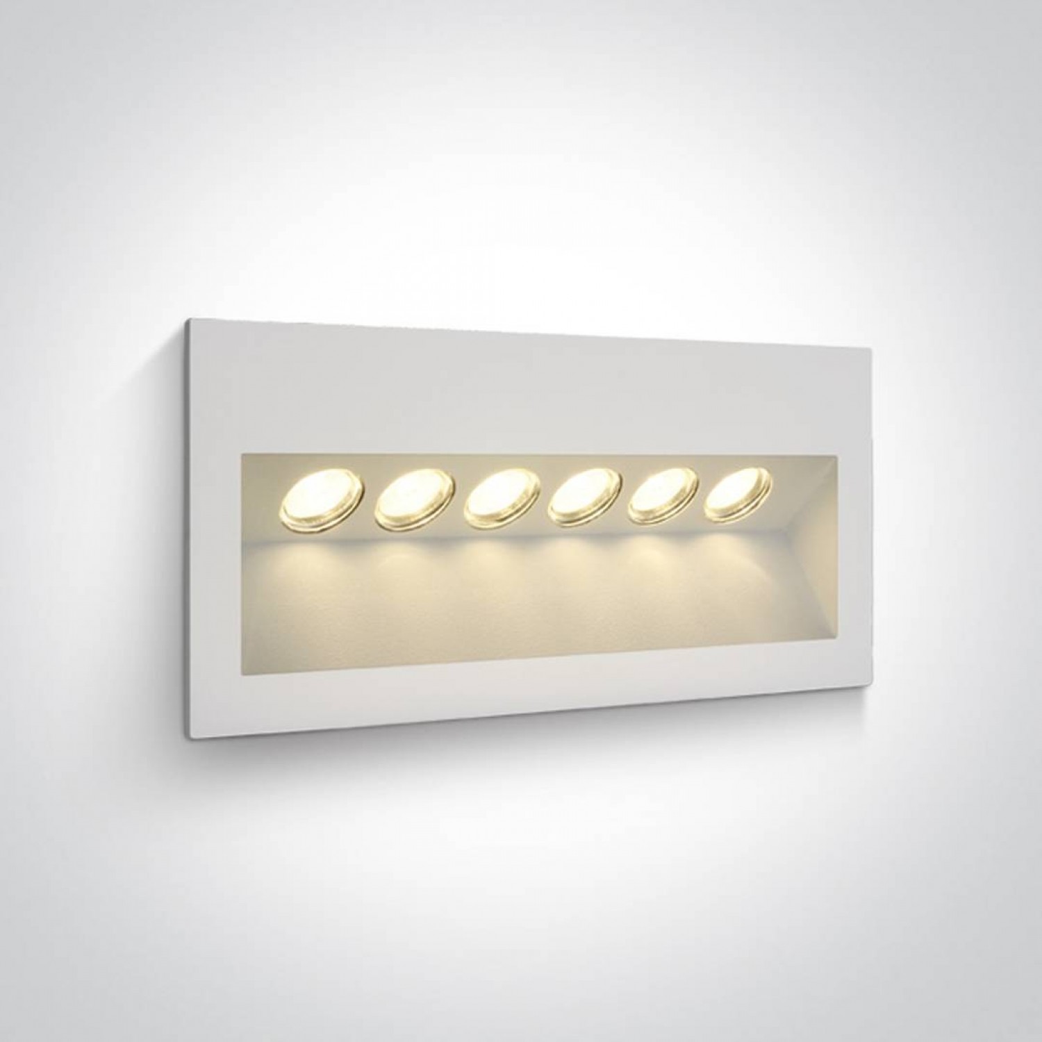 alt_image Ночная подсветка ONE Light Outdoor Wall Recessed Die Cast 68050/W/W