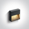 alt_imageНочная подсветка ONE Light Square Indoor/Outdoor Wall Dark Lights Die cast 67359A/AN/W