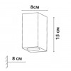 Вуличний світильник Friendlylight Tilos 2SQ FL7009 фото 3 Вуличний світильник Friendlylight Tilos 2SQ FL7009 alt_image