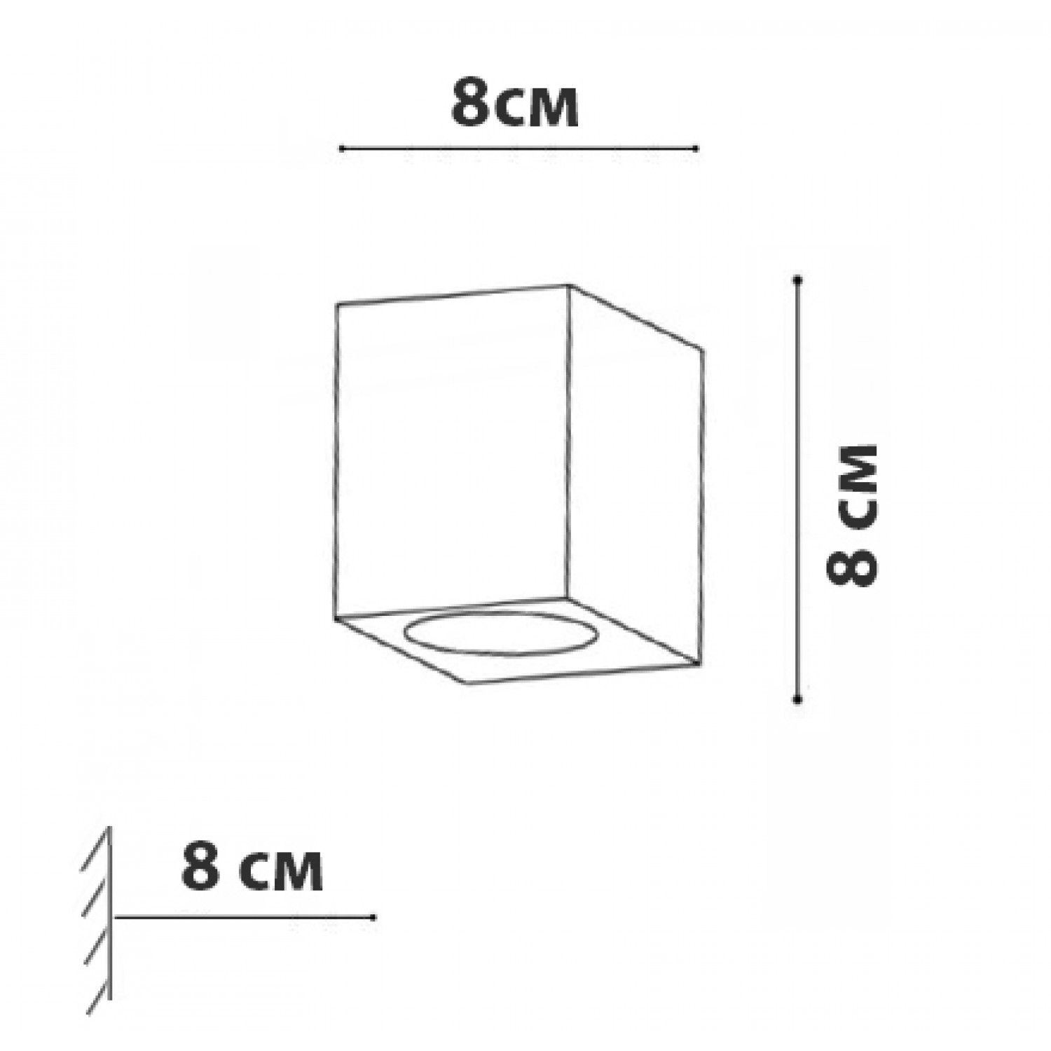 Вуличний світильник Friendlylight Tilos SQ FL7007