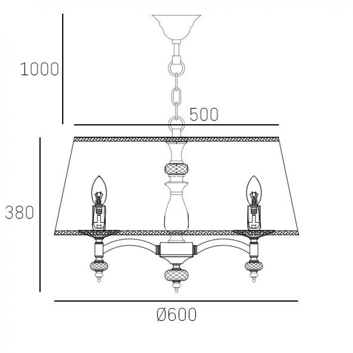 Подвесная люстра CosmoLight VERONA  P05377NI-WH