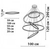 Підвісна люстра Friendlylight Chrome Ring FL5124 alt_image