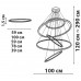 Підвісна люстра Friendlylight Chrome Ring FL5124