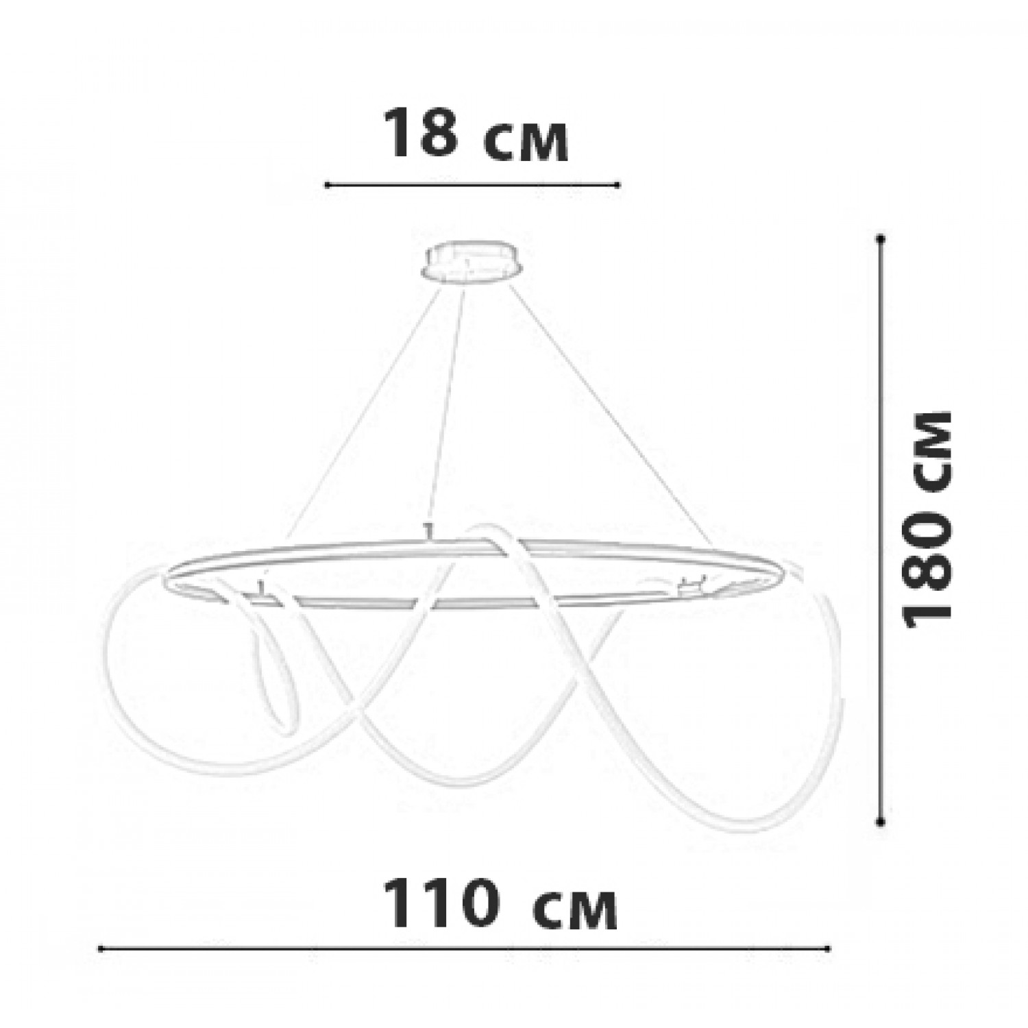 Подвесная люстра Friendlylight Elision M FL5143