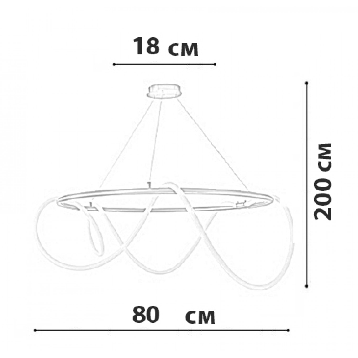 Подвесная люстра Friendlylight Elision S FL5141