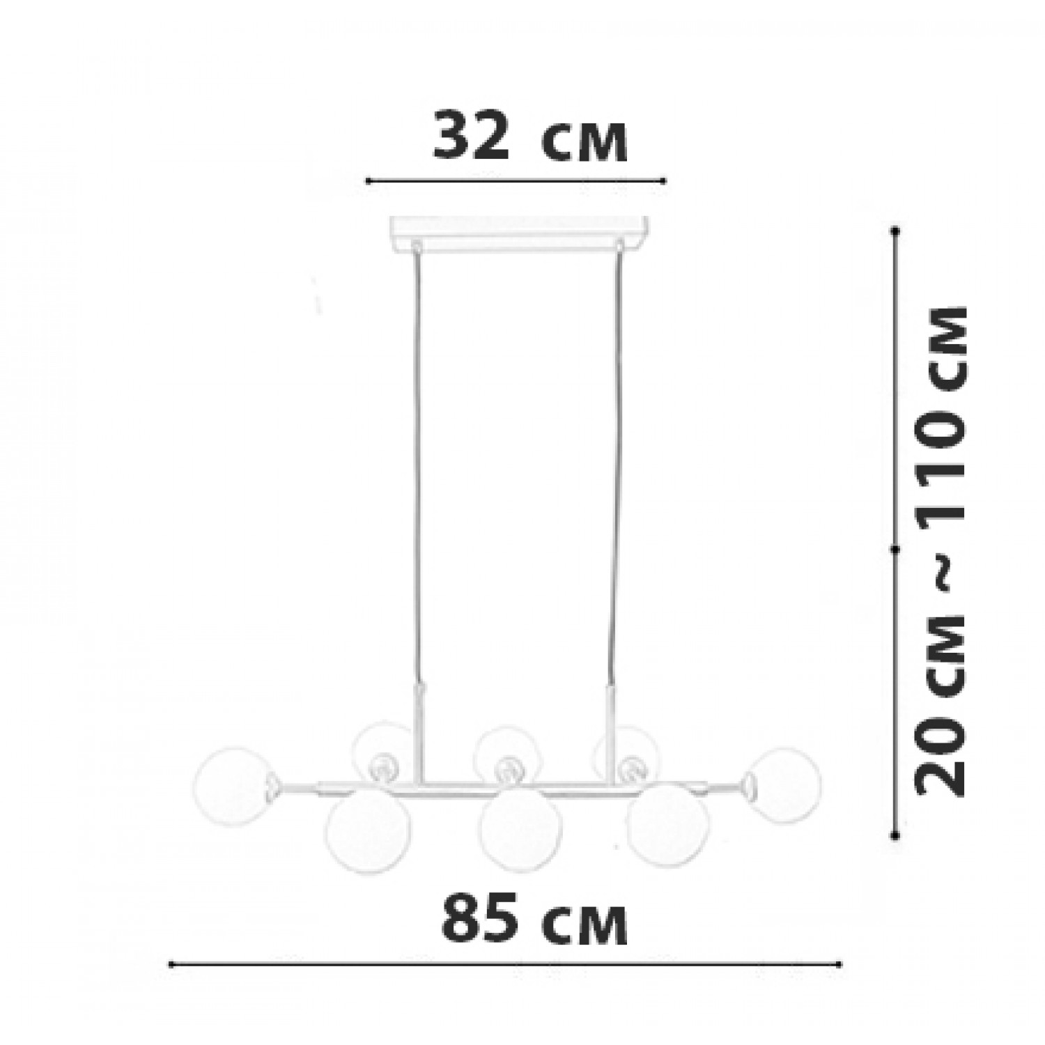 Подвесная люстра Friendlylight Mini Frost FL5115