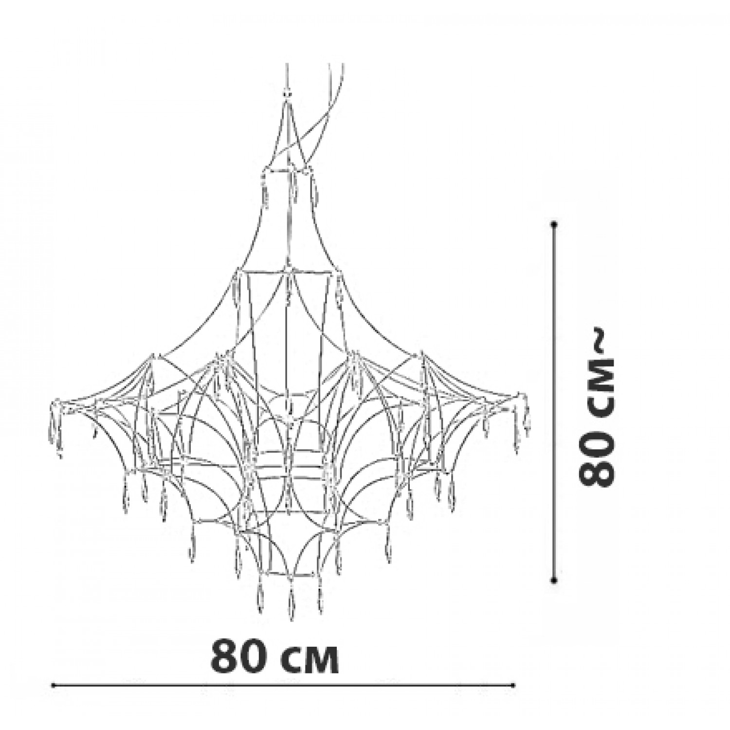 Підвісна люстра Friendlylight Mira M FL5138