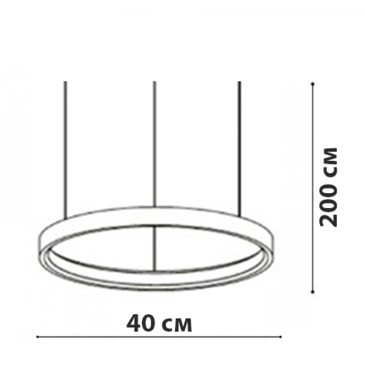 Підвісна люстра Friendlylight Viola 400 FL5145