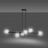 Подвесной светильник EMIBIG Lighting ROSSI 6 BL TRANSPARENT 874/6 BL alt_image