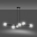 Підвісний світильник EMIBIG Lighting ROSSI 6 BL TRANSPARENT 874/6 BL
