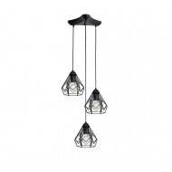 Подвесной светильник Atmolight Bevel C165-3 Black 2091911