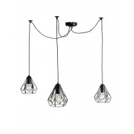 Подвесной светильник Atmolight Bevel Spider-3 Black 2095111
