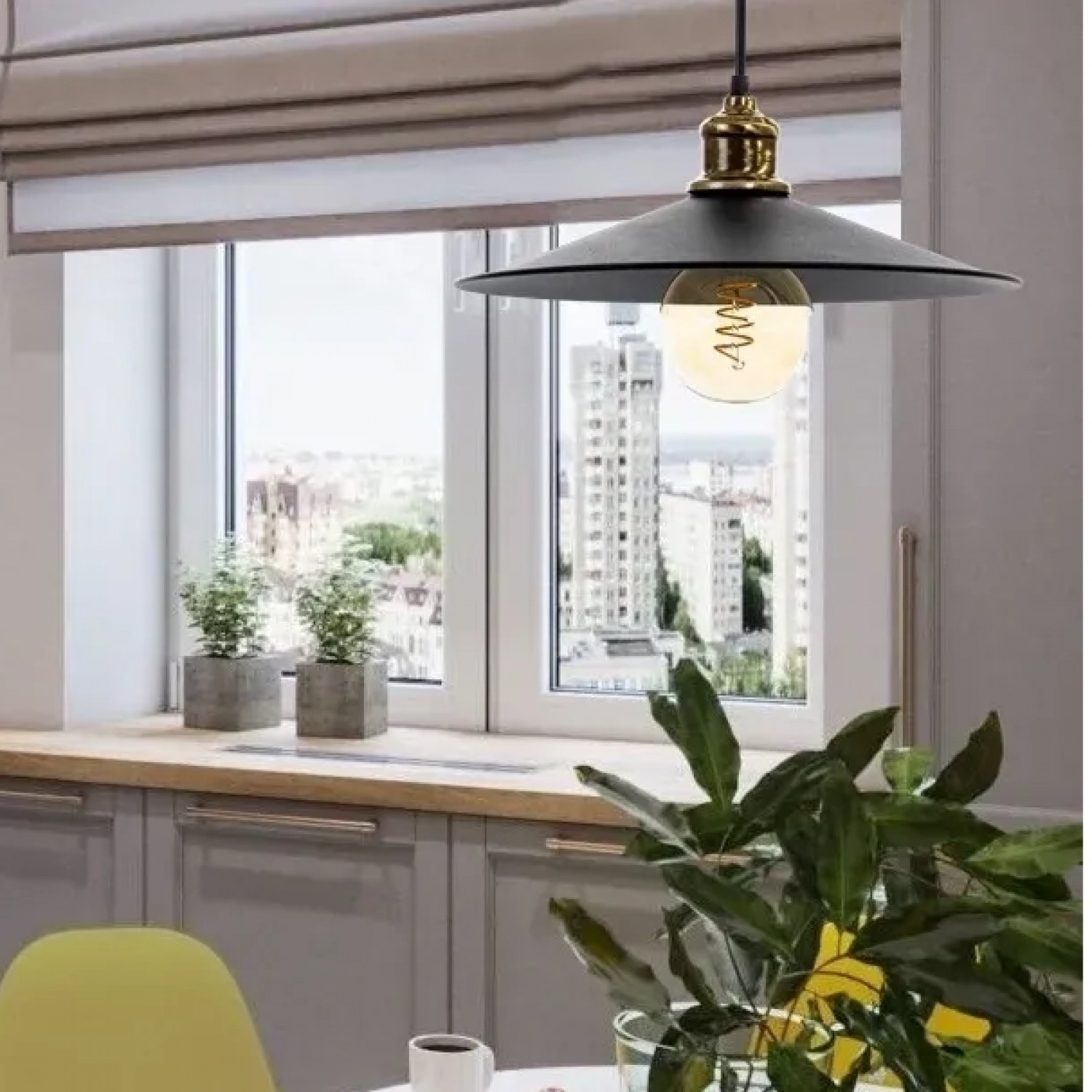 Подвесной светильник Atmolight Chicago P340 Black 1741211